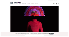 Desktop Screenshot of galeriakreisler.com