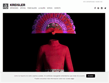 Tablet Screenshot of galeriakreisler.com